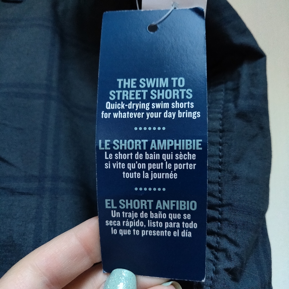 NWT Old Navy The Swim to Street Shorts Stripe 40 - Picture 6 of 10